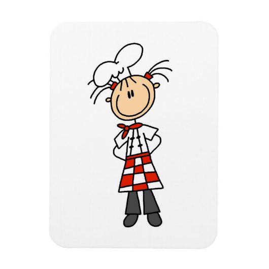 Vrouwelijke Chef Magneet (Verticaal)