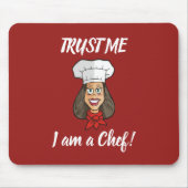 Vrouwelijke Chef Muismat (Voorkant)