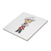 Vrouwelijke Chef Tegeltje (Zijkant)