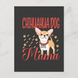 Vrouwelijke Chihuahua-hond Moeder Briefkaart