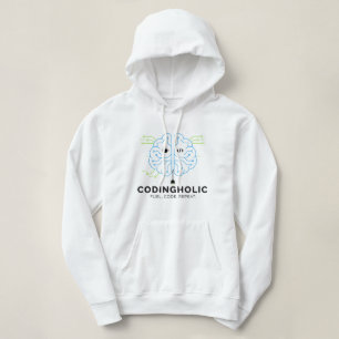 Vrouwelijke Clean Tech Brain Code Grafische Ontwik Hoodie