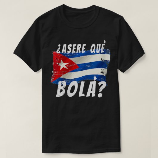 Vrouwelijke Cubaanse vlag Funny Cuba Miami Gezegde T-shirt (Design voorkant)