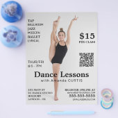Vrouwelijke Danser, Flyer voor het Adverteren van (Enkel)