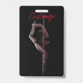 Vrouwelijke danser Thunder_Cove Badge (Achterkant)