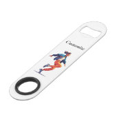 Vrouwelijke danseres Hip Hop Thunder_Cove Speed Flessenopener (Voorkant Gekanteld)