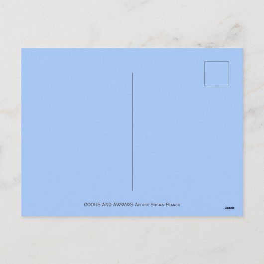 VROUWELIJKE DIEREN VAN 4 JULI VROUWEN FEESTDAGENKAART (Achterkant)