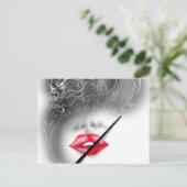 vrouwelijke draak briefkaart (Staand voorkant)