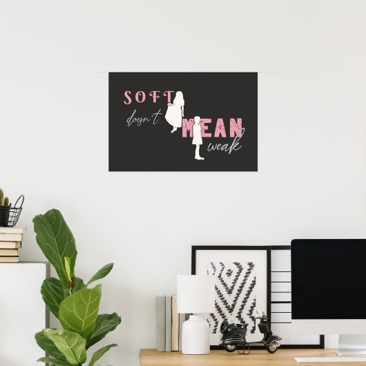 Vrouwelijke Empowerment - Moderne Duisternis Poster (Thuiskantoor)