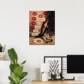 Vrouwelijke Empowerment Poster | Modieuze Quote Pr (Thuiskantoor)