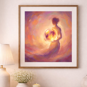 Vrouwelijke Energie Spirituele & Symbolische Poste Poster