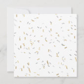 Vrouwelijke Faux Gold & Silver Moderne volwassen v Kaart (Achterkant)