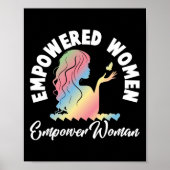Vrouwelijke feministische vrouwen empowerment poster (Voorkant)