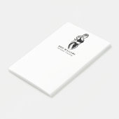 Vrouwelijke Fitness Persoonlijke Training Minimali Post-it® Notes (Schuin)