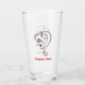 Vrouwelijke Fotograaf Glas (Achterkant)