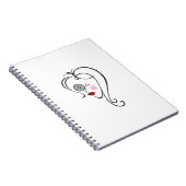 Vrouwelijke Fotograaf Notitieboek (Rechterzijde)