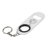 Vrouwelijke Fotograaf Sleutelhanger Flessenopener (Voorkant Gekanteld)