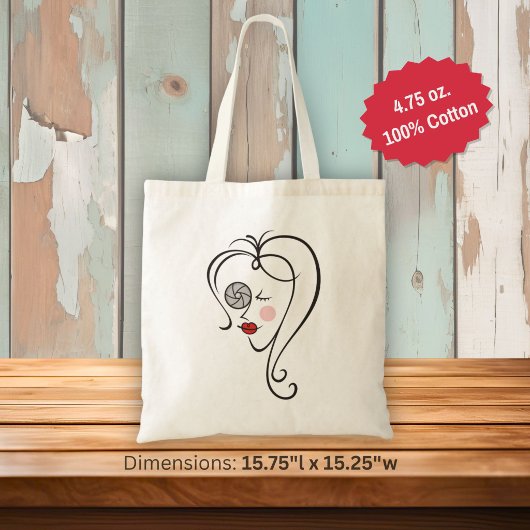 Vrouwelijke Fotograaf Tote Bag