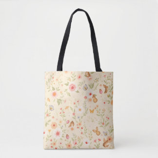 Vrouwelijke & Functionele Cottagecore Canvas tas