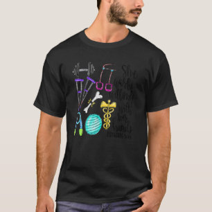 Vrouwelijke Fysiotherapeut Zij Werkt Bereidwillig  T-shirt
