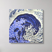 Vrouwelijke golf | Hokusai | Canvas Afdruk (Voorkant)
