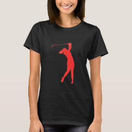 Vrouwelijke golf t-shirt