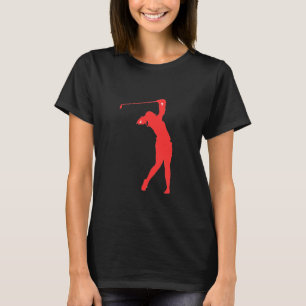 Vrouwelijke golf t-shirt