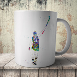 Vrouwelijke Hockeyspeelster Koffiemok