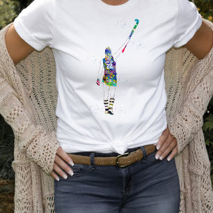 Vrouwelijke Hockeyspeelster T-shirt