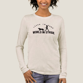 Vrouwelijke hondenuitlater  Tri-Blend shirt