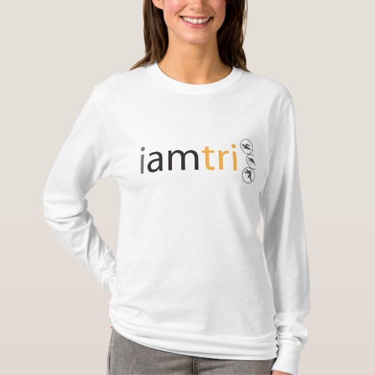 Vrouwelijke iamtri uitgerust met een hoodie t-shirt (Voorkant)
