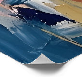 Vrouwelijke Impressionistische Cottage-core Poster (Hoek)
