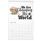 Vrouwelijke inspiratiekalender kalender (Mar 2027)