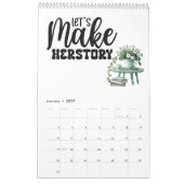 Vrouwelijke inspiratiekalender kalender (Jan 2027)