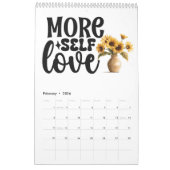 Vrouwelijke inspiratiekalender kalender (Feb 2026)