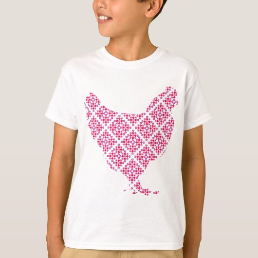 vrouwelijke kip t-shirt (Voorkant)