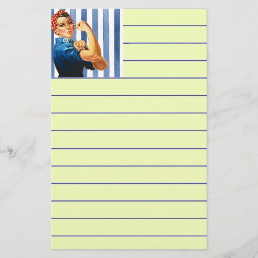 Vrouwelijke krachtwerktuigen briefpapier (Voorkant)