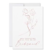 Vrouwelijke Kunst Blush Roze Bloem Bruidsmeisje Vo