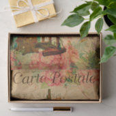  vrouwelijke kunstenaar in Easel-Frans Tissuepapier (Geschenk)