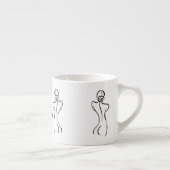 Vrouwelijke kunstillustratie Thunder_Cove Espresso Kop (Rechts)