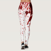 Vrouwelijke Leggings Bloedplaatjes Vampier Gothic (Achterkant)