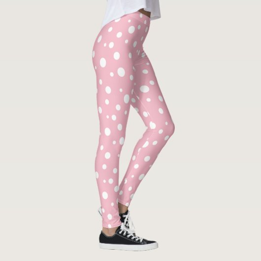 Vrouwelijke Leggings-Polka Dots Leggings (Rechts)