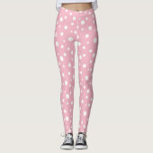 Vrouwelijke Leggings-Polka Dots Leggings (Voorkant)