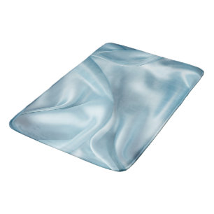  Vrouwelijke Lichtblauwe Faux Satin Badmat