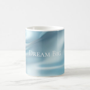  Vrouwelijke Lichtblauwe Faux Satin Koffiemok