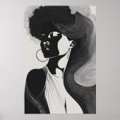 vrouwelijke lijn poster (Voorkant)