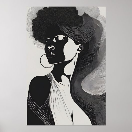 vrouwelijke lijn poster (Voorkant)