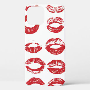 Vrouwelijke lippen hebben een set. Met de hand get Case-Mate iPhone Case