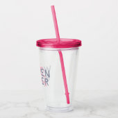 Vrouwelijke macht acryl drinkbeker (Links)