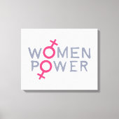 Vrouwelijke macht canvas afdruk (Voorkant)