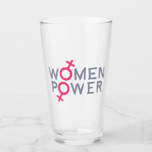 Vrouwelijke macht glas (Voorkant)